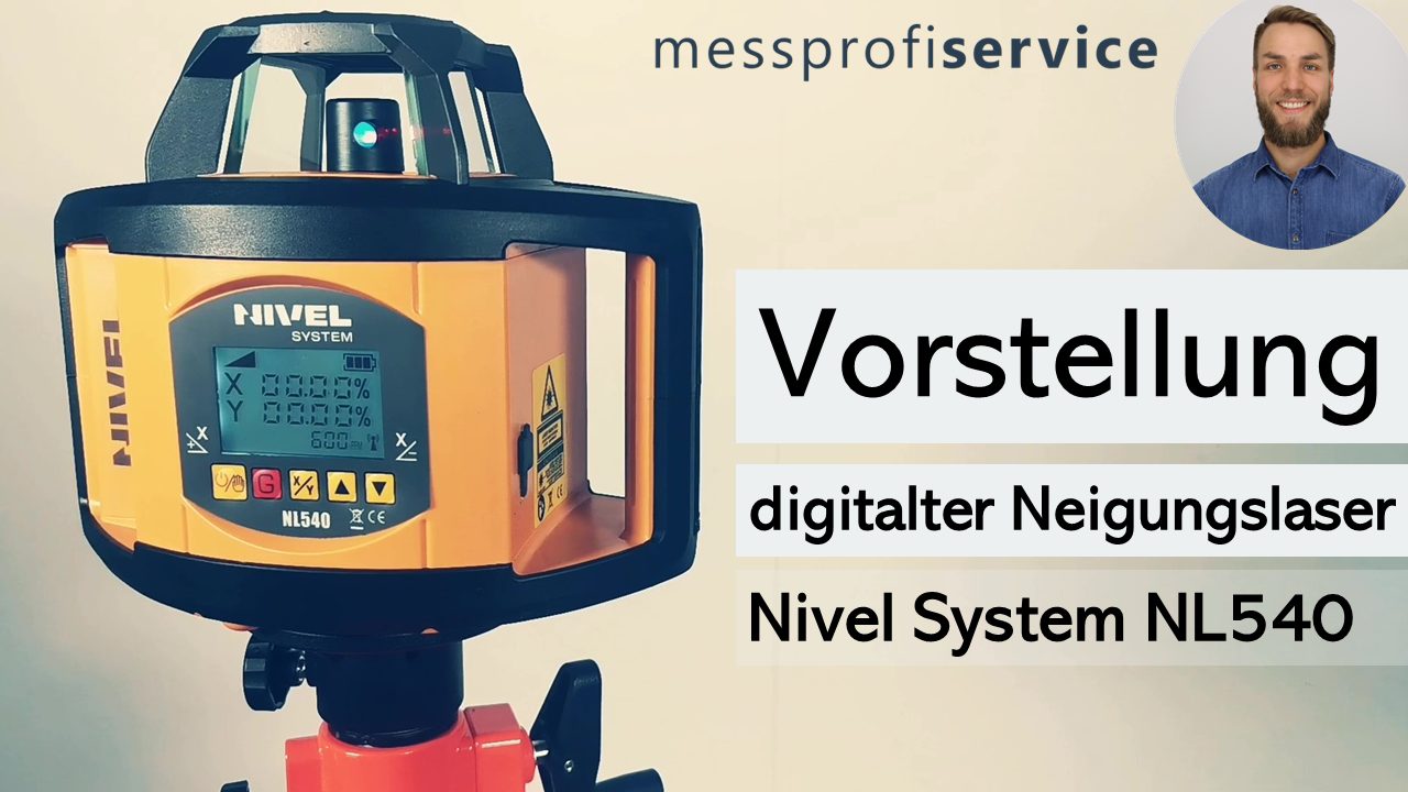 Vorstellung Nivel System NL540 digitaler Neigungslaser_messprofiservice