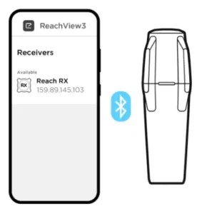1. Bluetooth aktivieren und den RX in der Emlid Flow App finden