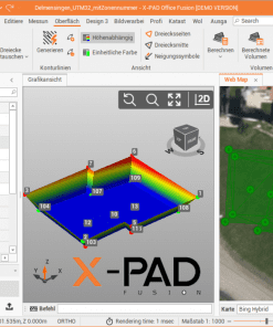geomax_X-PAD_Fusion_X-TOPO_messprofiservice CAD Software für den GaLaBau, Tiefbau, Hochbau sowie Architektur. geomax X-PAD Fusion PC CAD Software Dauerlizenz