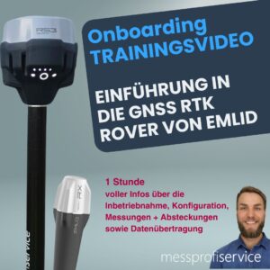 Trainingsvideo mit Emlid GNSS-Empfänger zur Vermessungsschulung