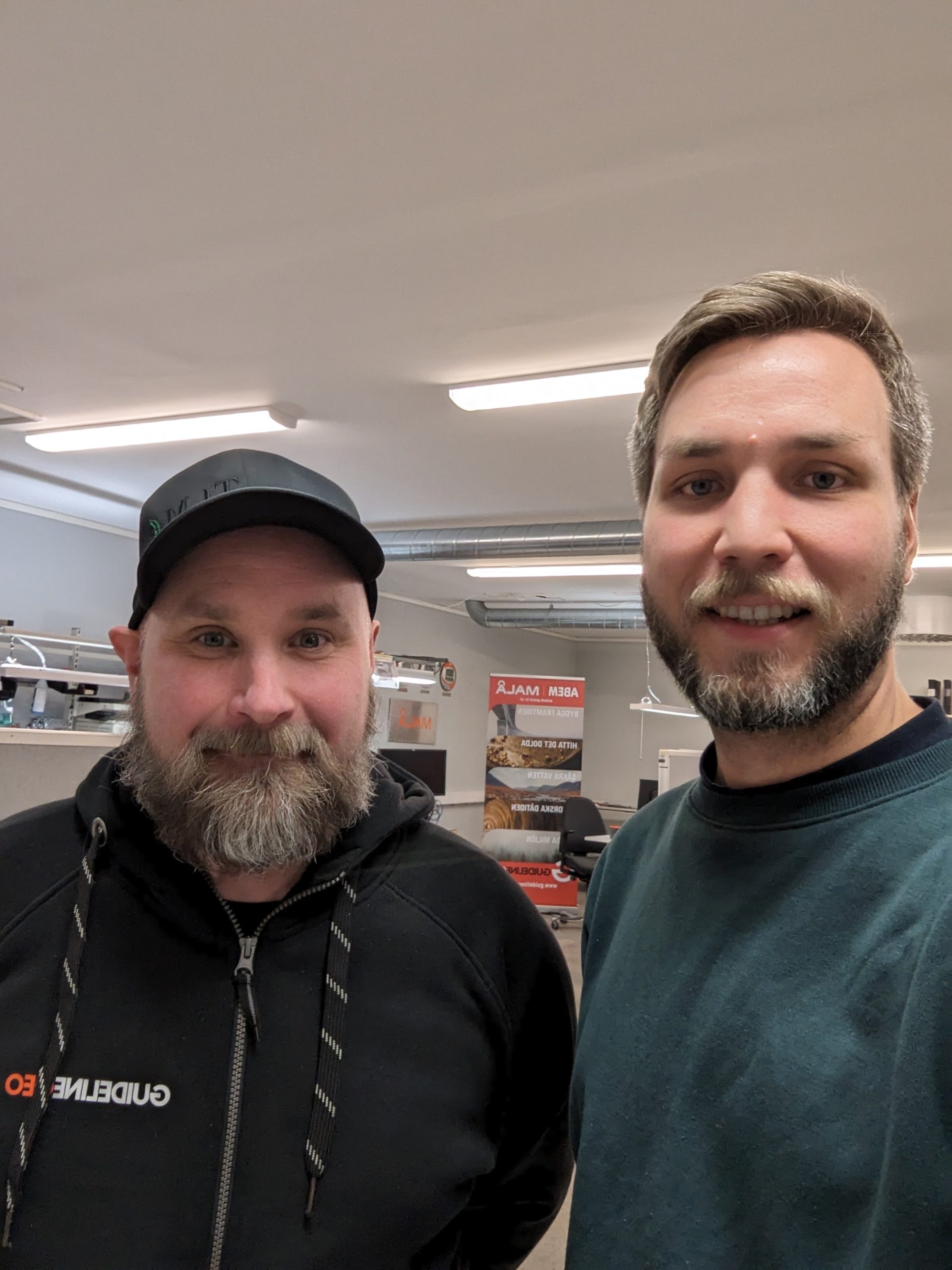 GuidelineGeo Support in Mala Schweden Michael und Mathias messprofiservice