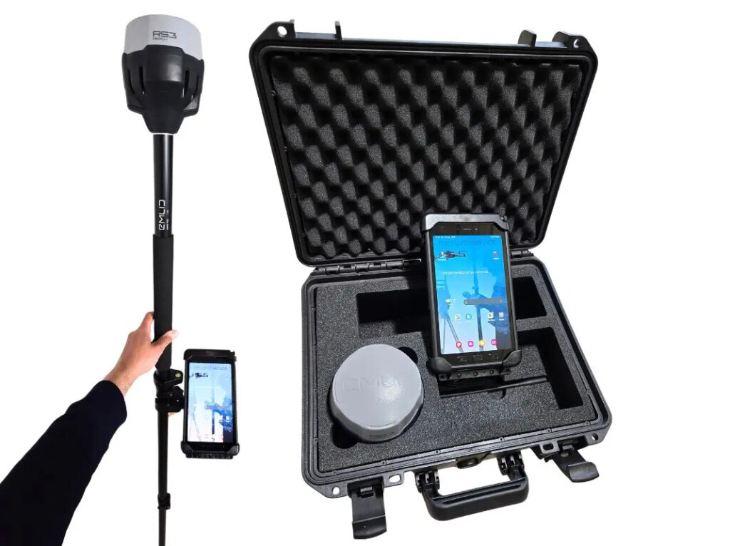 Emlid R4 Rover GNSS RTK Rover Emlid Reach RS3 mit Neigungsausgleich