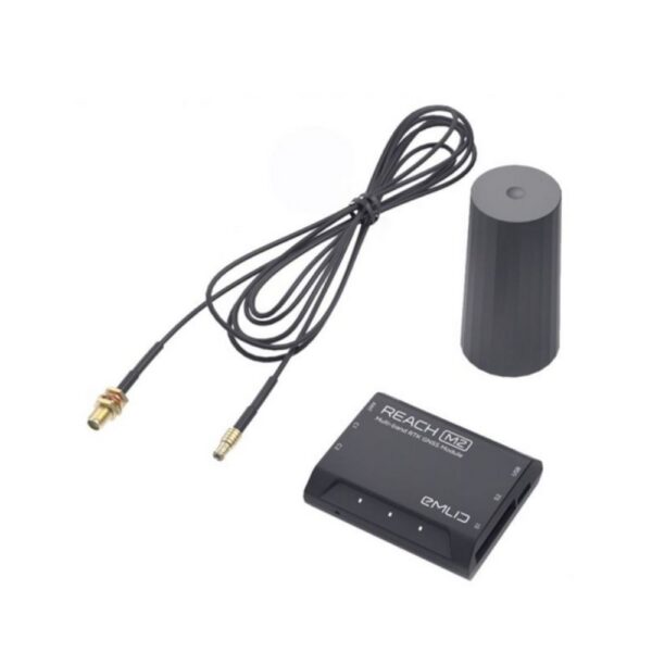 M2 Modul von Emlid mit Kabel und GNSS Antenne