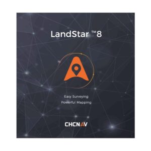 LandStar 8 Software-Logo mit Slogan und CHCNAV-Branding