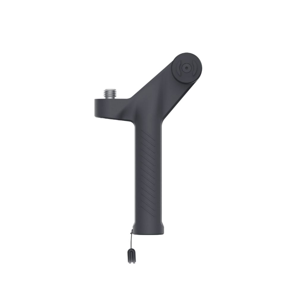 Emlid Scanning Handle Seitenansicht mit Gewindeanschluss und SP Connect Halterung