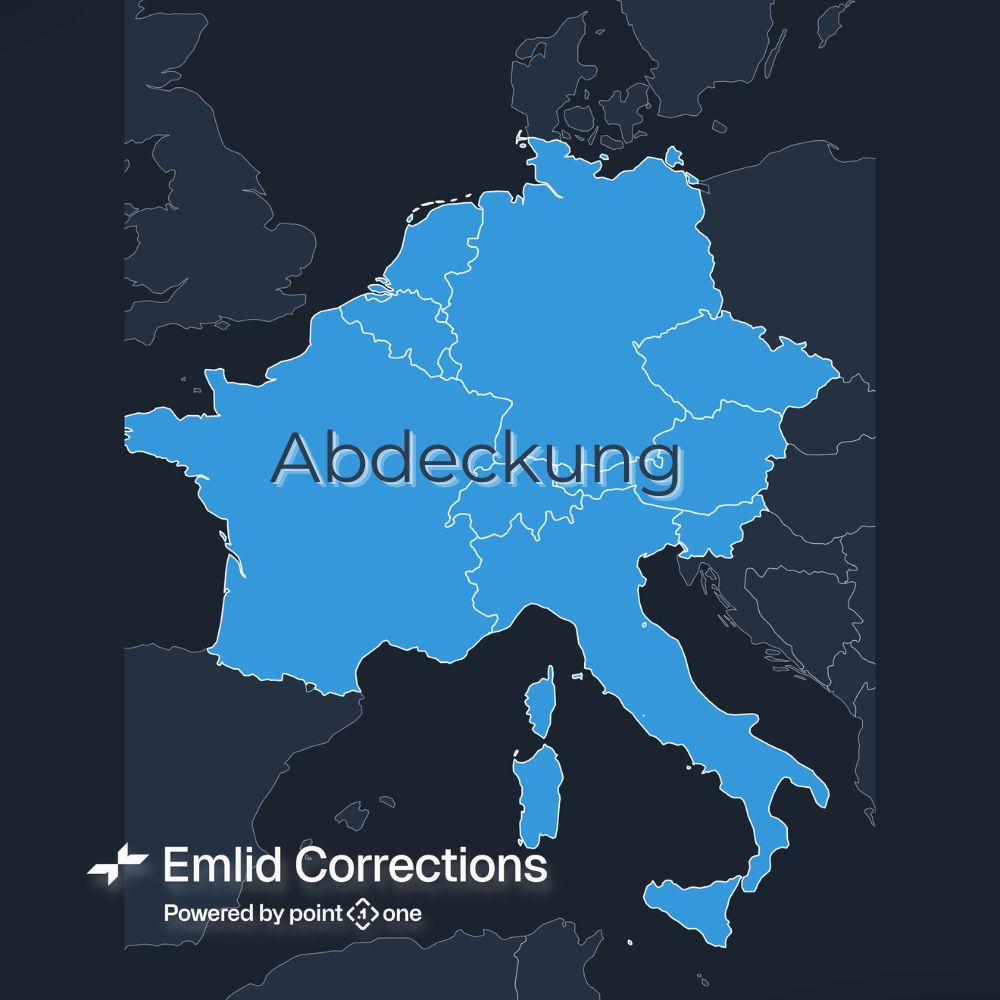 Emlid Korrekturdaten Abdeckung